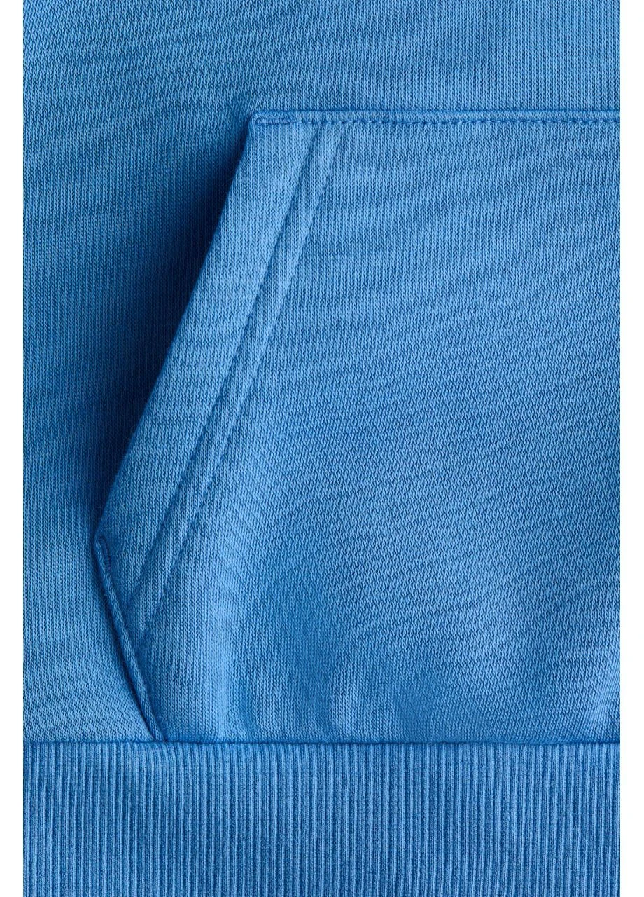 Тепла худі для хлопчика 🎽 Синя на флісі 💙 H&M худі (382761382)