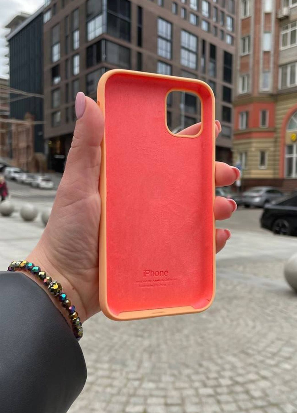 Чохол для iPhone 11 оранжевий Cantaloupe Silicone Case силікон кейс No Brand (289754115)