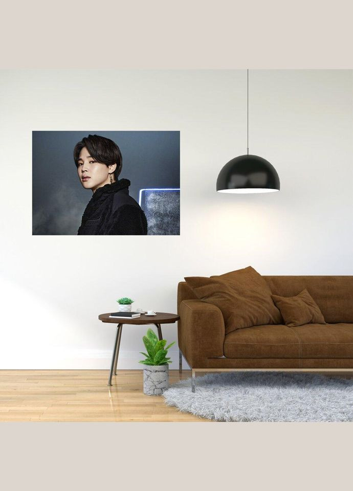 Плакат- з принтом Чимін з BTS Bangtan Boys у зйомках Fila A2 А0 Кавун постер (316210226)