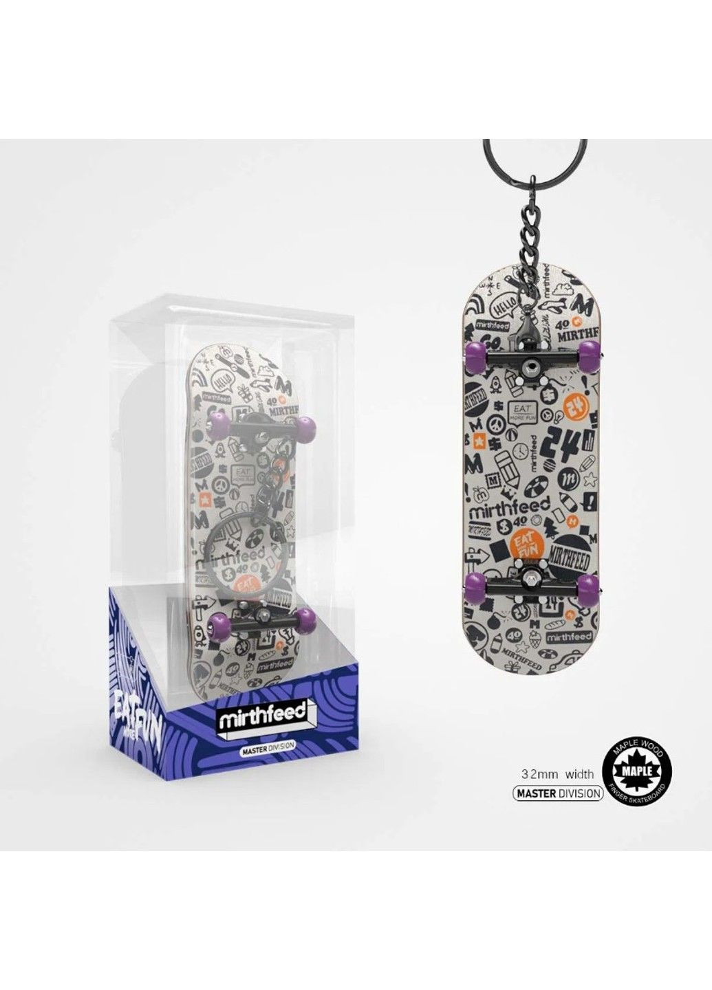 Підвіска брелок скейт для ключів No Brand (331172820)