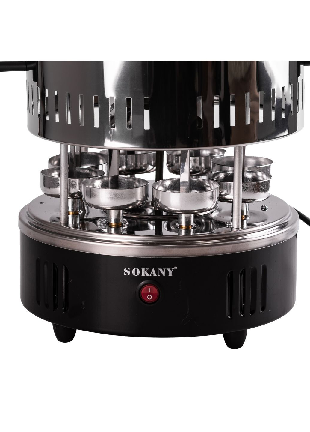 Електрошашличниця вертикальна SK-6113 на 8 шампурів Sokany (328604266)