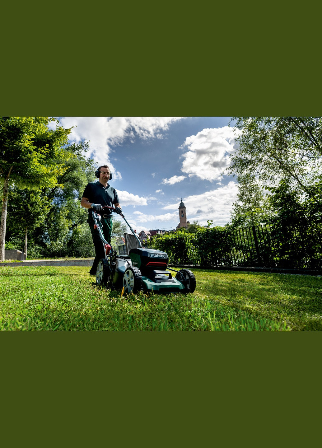 Акумуляторна газонокосарка RM 36-18 LTX BL 46, 2 акумуляторні блоки Li-Power (18 В/5,2 А-год) (Картон) 601606650 (8072) Metabo (295043641)