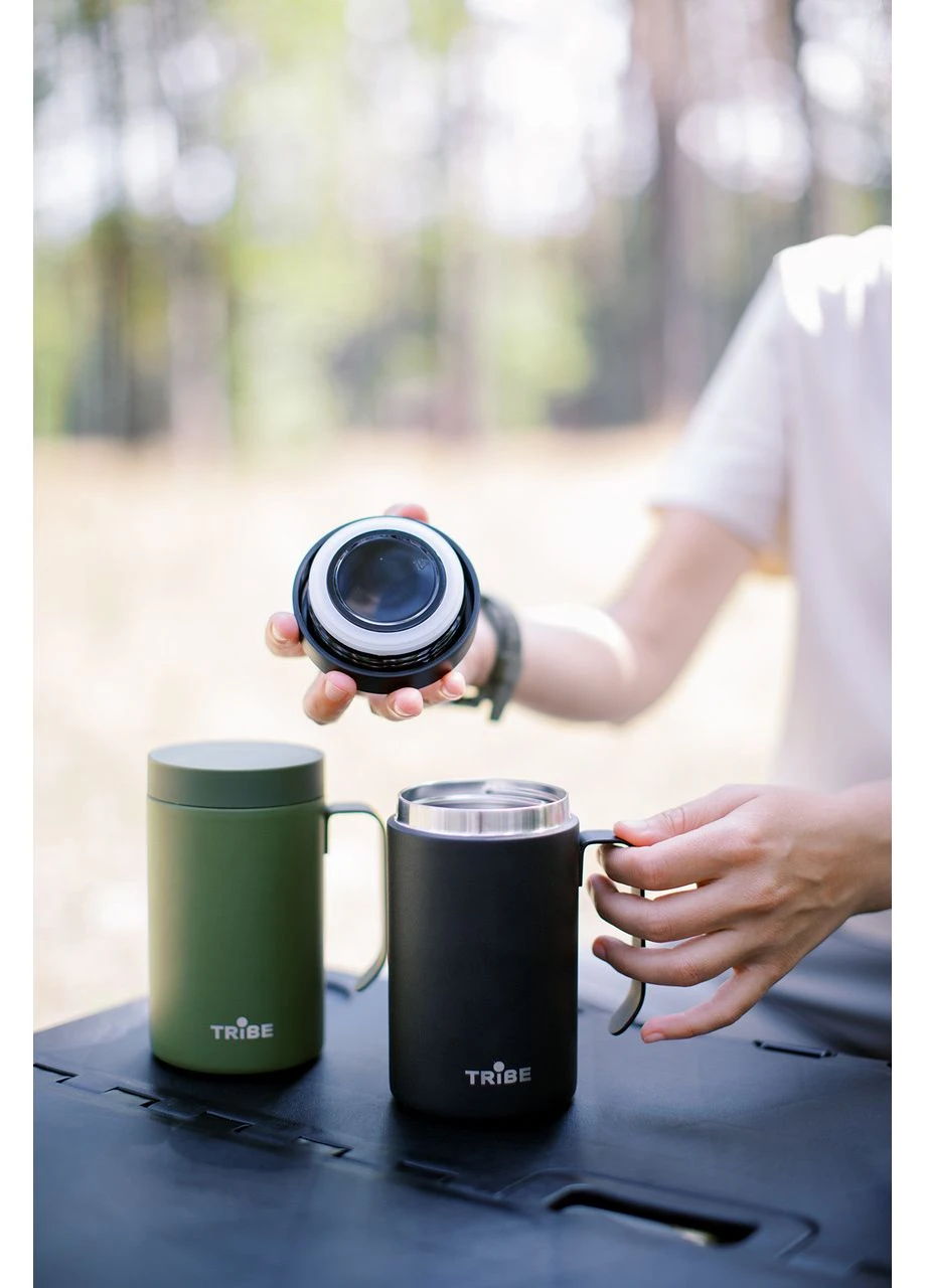Чашка-термос Adventure Mug 450 мл T-FA-0032, цвет, для путешествий, из нержавеющей стали Tribe (396845938)