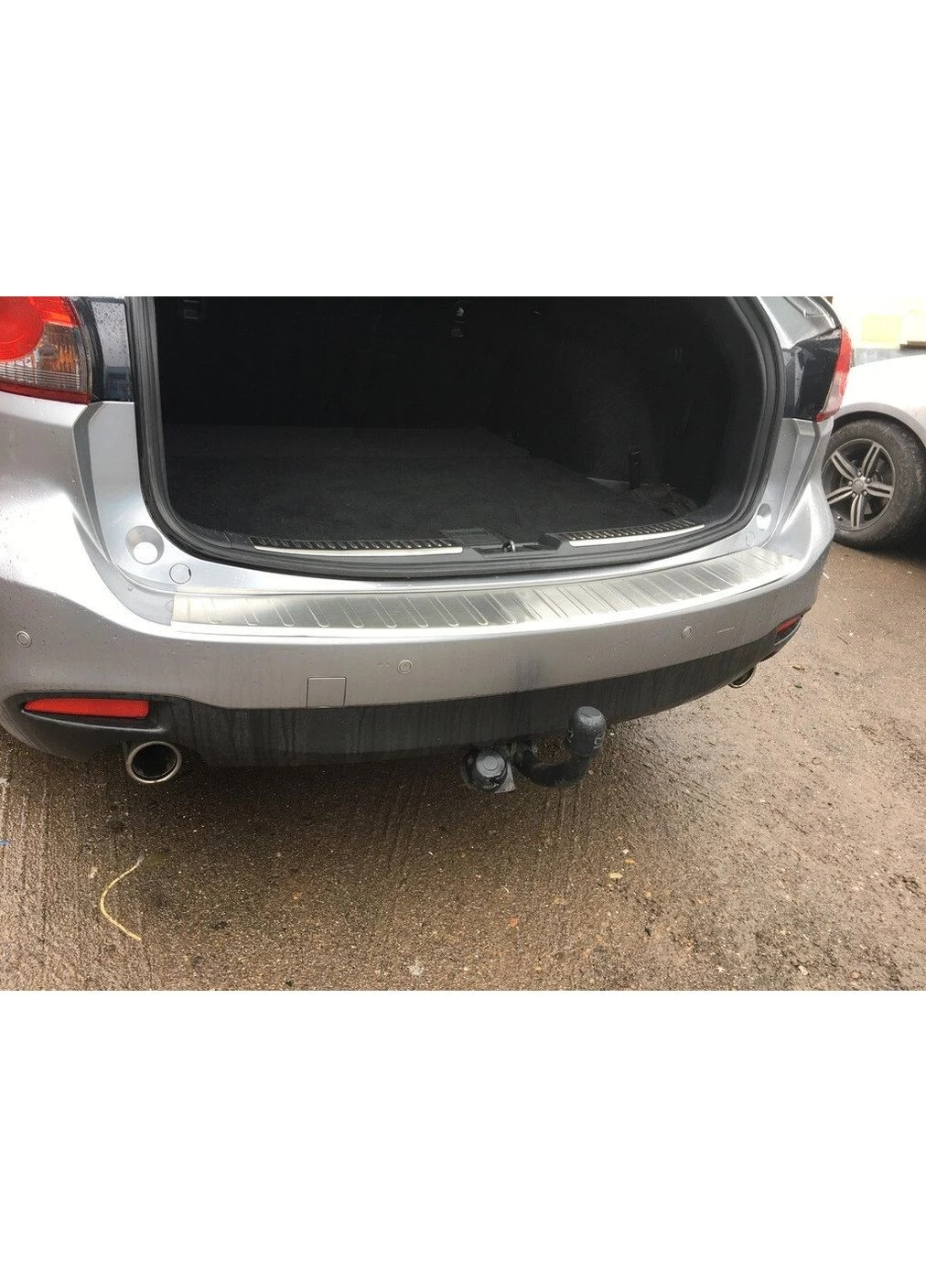 Накладка на задний бампер (SW, нерж) для Mazda 6 2012-2024 гг CARMOS (392163920)