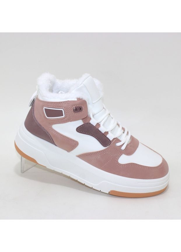Жіночі зимові хайтопи Fashion персикові зими (366528166)