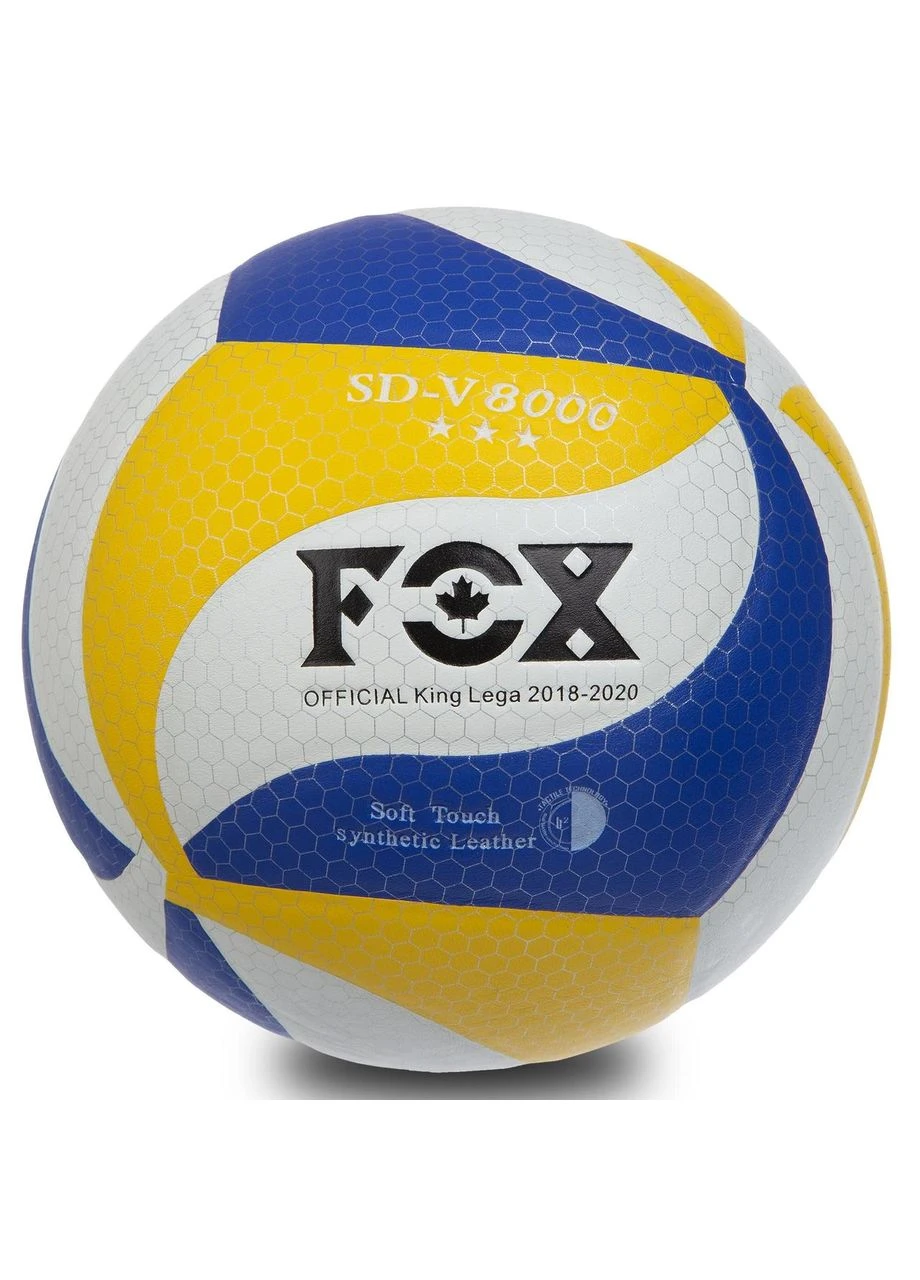 Мяч волейбольный FOX SD-V8000 (PU, №5, 5 сл., клееный) SP-Sport (396665938)