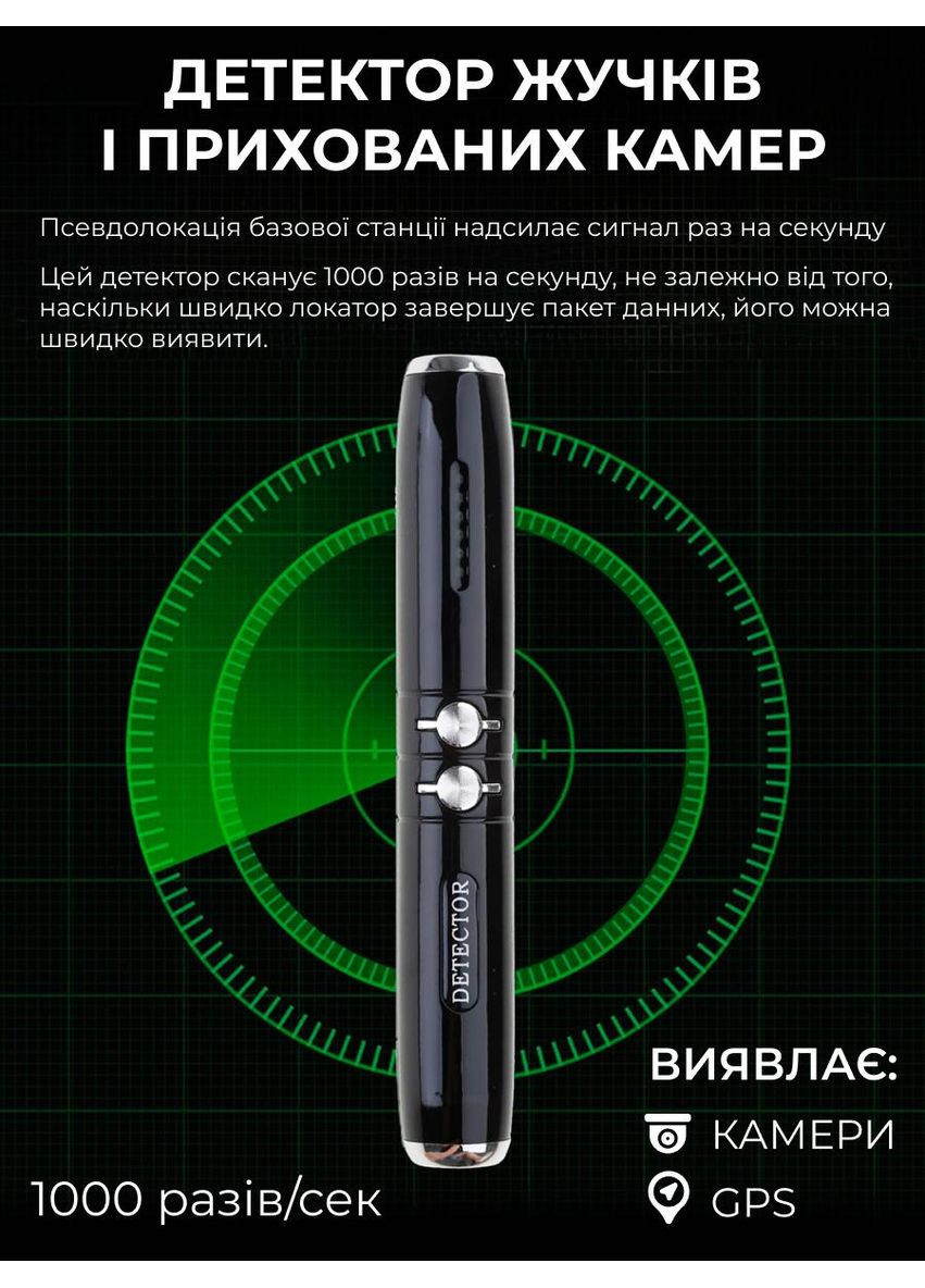 Детектор жучков скрытых камер устройство обнаружения прослушки аннижучок антишпион WiFi Protect T8 (362026428)