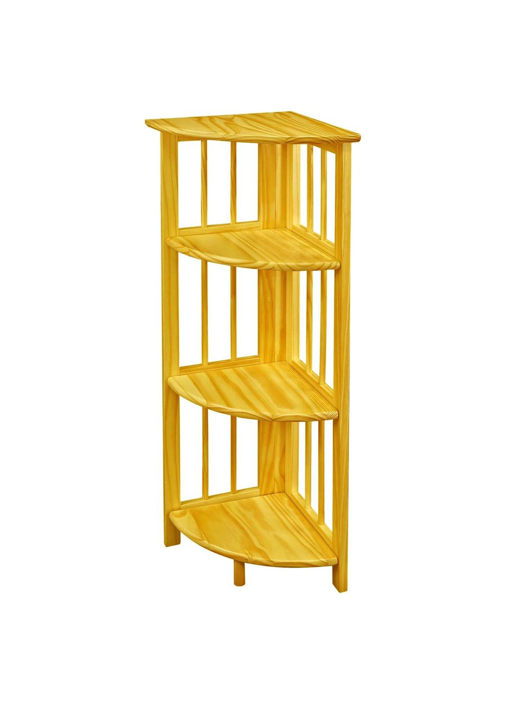 Стеллаж угловой для ванной из дерева Дориса карри (ВУГ-001503) No Brand (328091456)