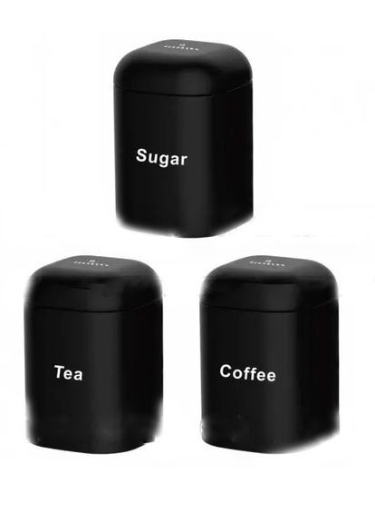 Набор банок для сыпучих EB-148 1,5 л 3 предмета Edenberg (366082634)