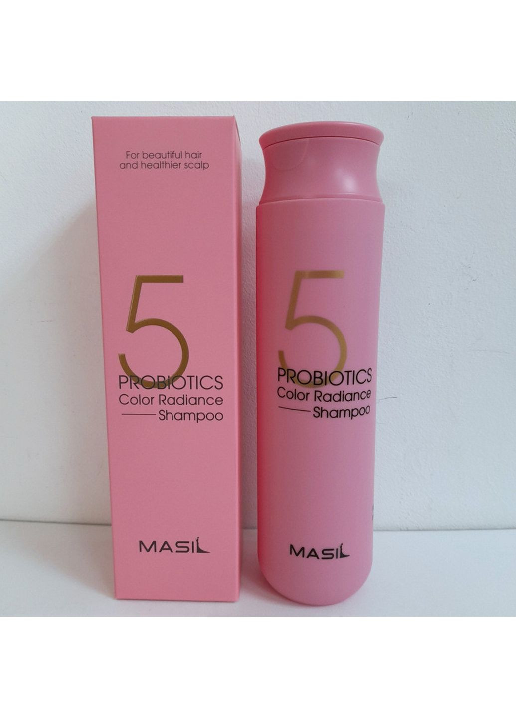 Шампунь с пробиотиками для волос для защиты цвета 5 probiotics color radiance shampoo MASIL (282584297)