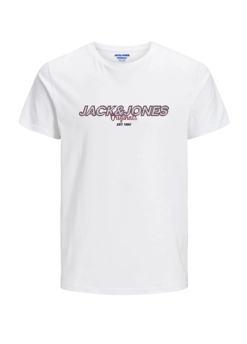 Комбінована футболка jorbooster tee ss crew neck mar 21 12191907 white jackandamp;jones білий 12191907white JACK&JONES