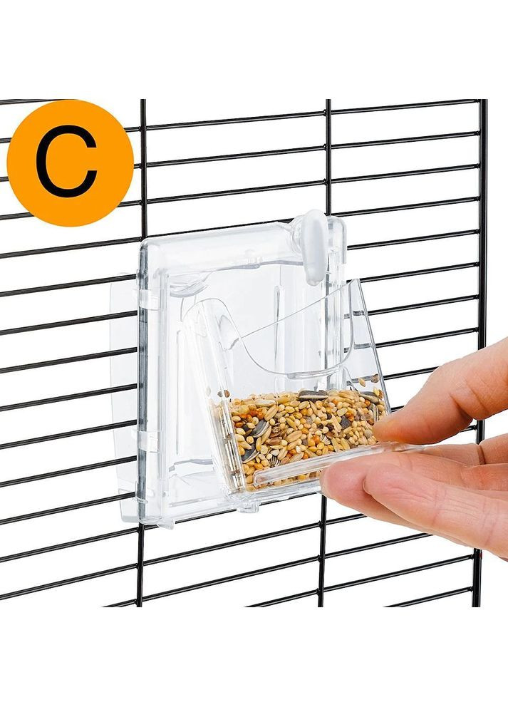 Велика клітка для канарок, папуг і маленьких птахів Piano (Ферпласт Піано) 118 x 59 x h 75 см — 8 Ferplast (297512456)