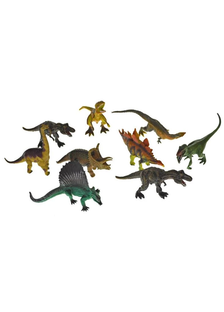 Набор игровых фигурок динозавров в пакете 9 штук 303-99 YG Toys (389890013)