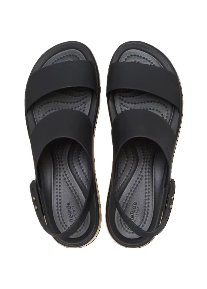 кроксы сандалии brooklyn low wedge cork Crocs