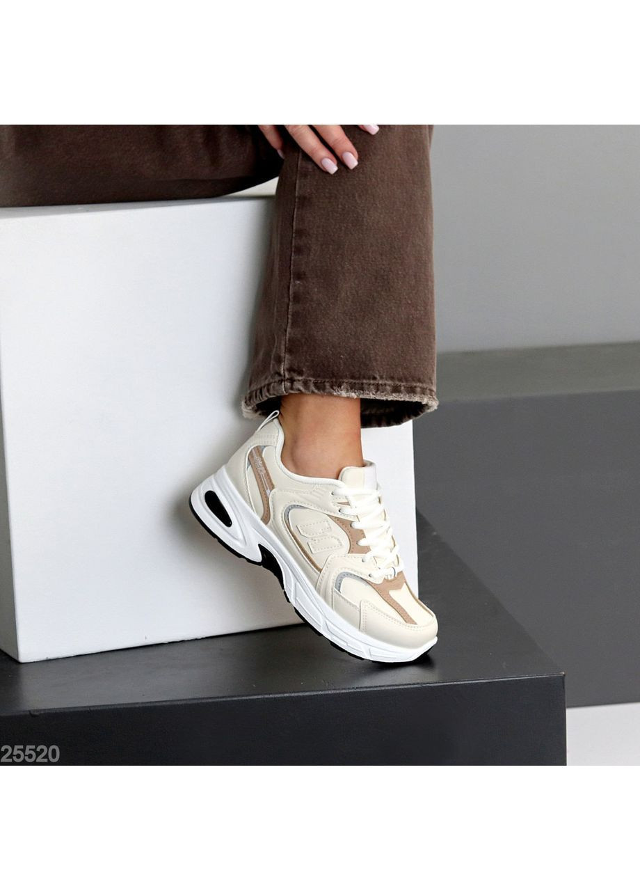 Кросівки жіночі зимові Nube No Brand бежеві (362416353)