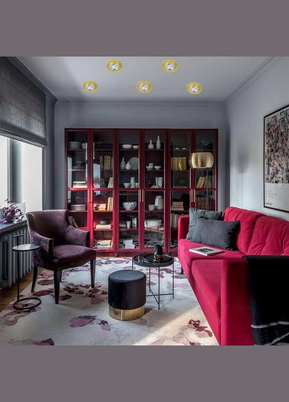 Акриловий круглий світильник (05-А23) No Brand (370070276)