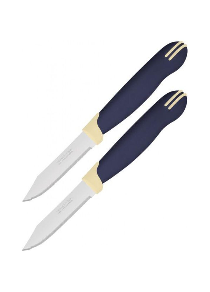 Набор ножей для овощей Multicolor 7.6 см, 2 шт (23528/213) Tramontina (328601225)