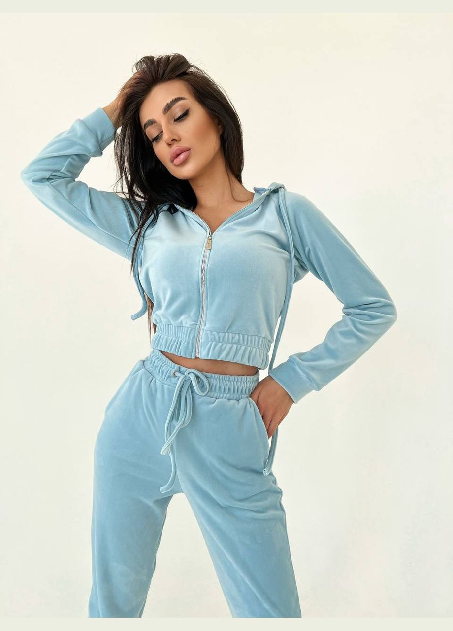 Жіночий спортивний костюм з велюру Style Point (333655880)