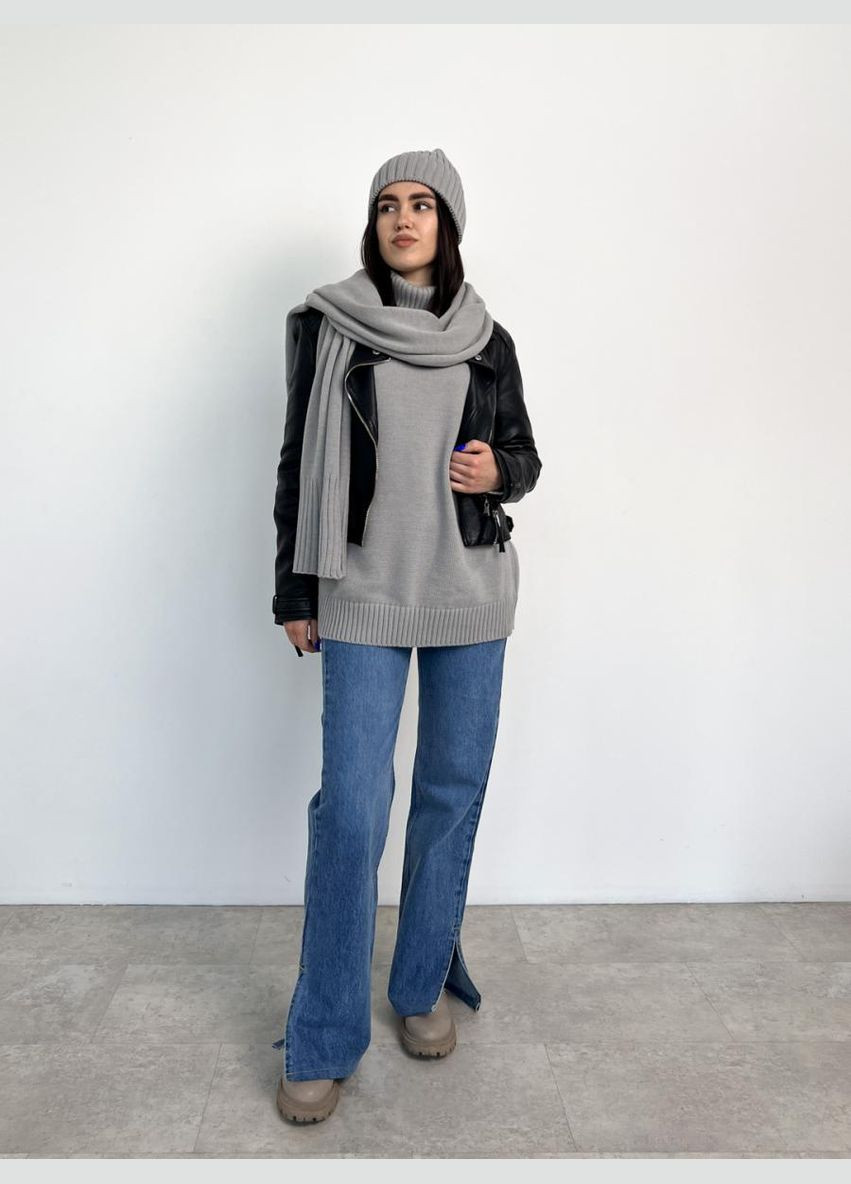 В'язаний шарф жіночий теплий (ak38225p) Art Knit (334892892)