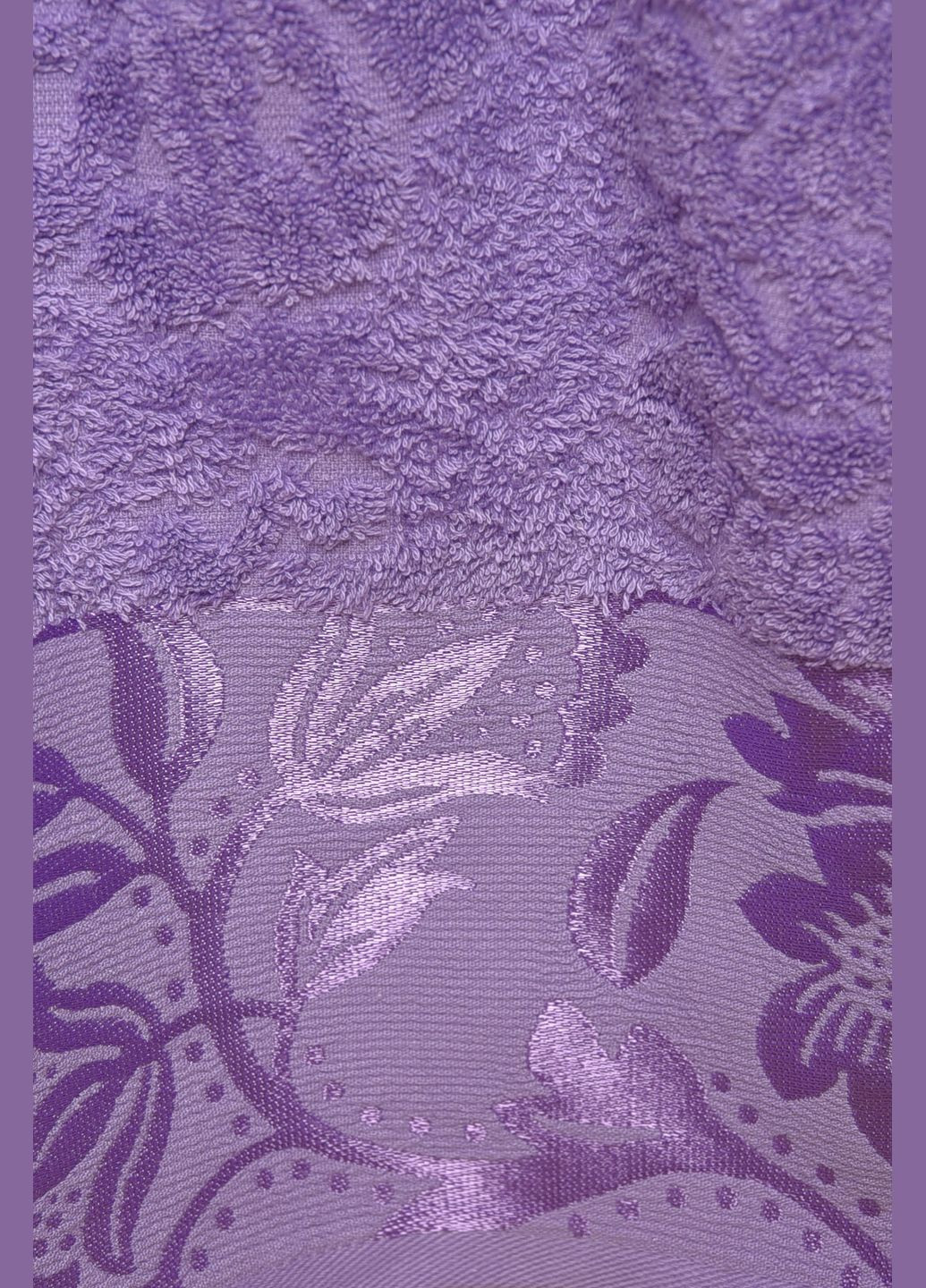 Let's Shop полотенце банное махровое фиолетового цвета однотонный фиолетовый производство - Турция