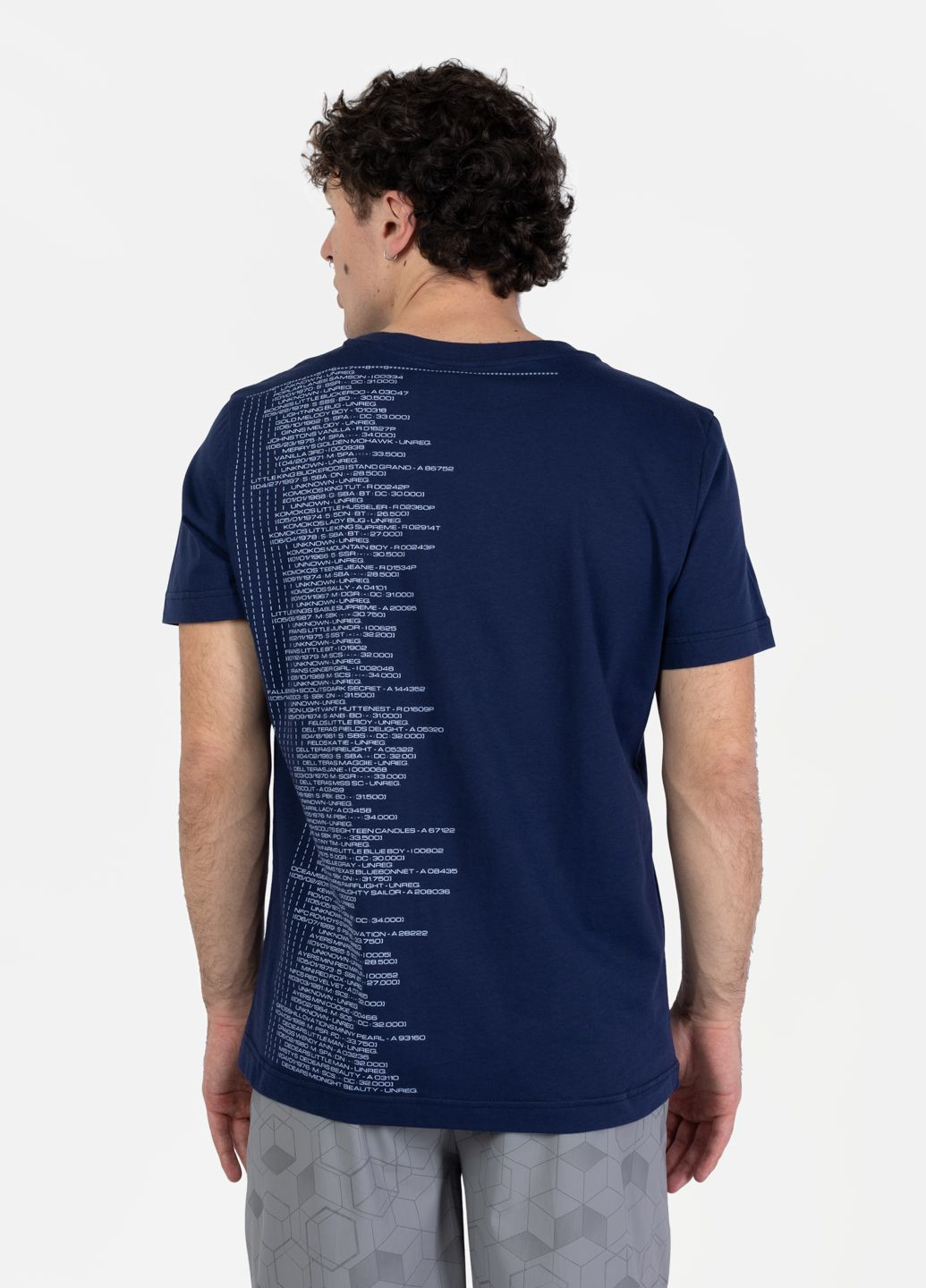 Синяя футболка мужская синяя 103755 Fashion