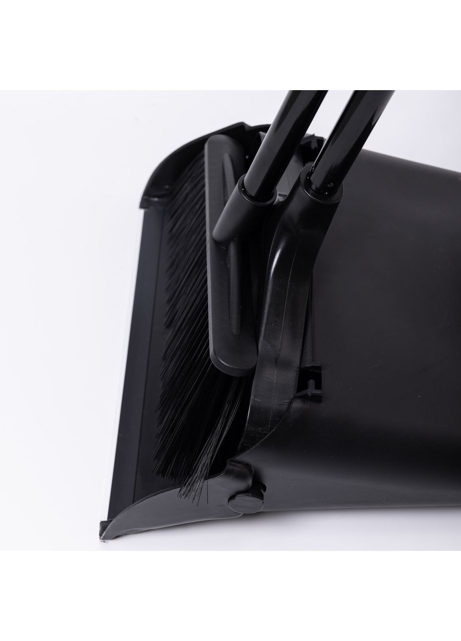 Набір віник і совок на довгій ручці для підлоги 32×29×95 (см) Чорний HP-45-2 (A-046201) Yiwu (366816708)