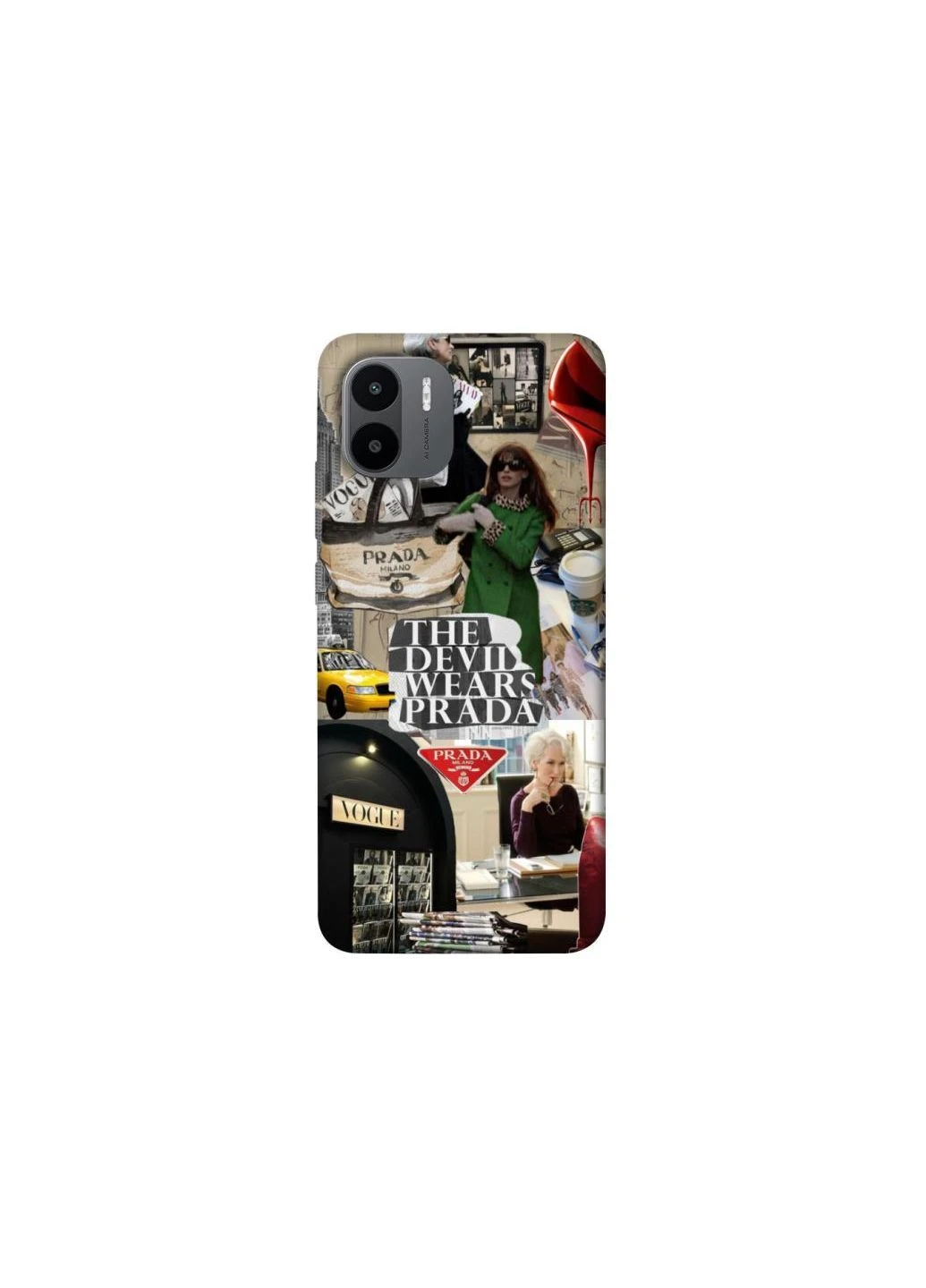 Чохол на Xiaomi Redmi A1+ / Poco C50 / A2+ Fashion collage ver.14 Frontalka (393233847)