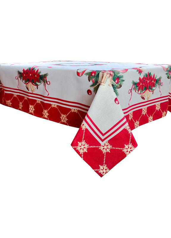 Скатерть новогодняя с люрексом CARPI 140 х 300 см (716-027) Lefard (323120832)