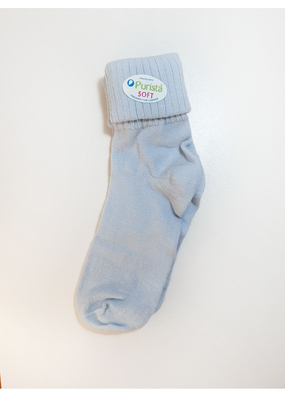 Блакитні жіночі шкарпетки ангора однотонні (366963508)