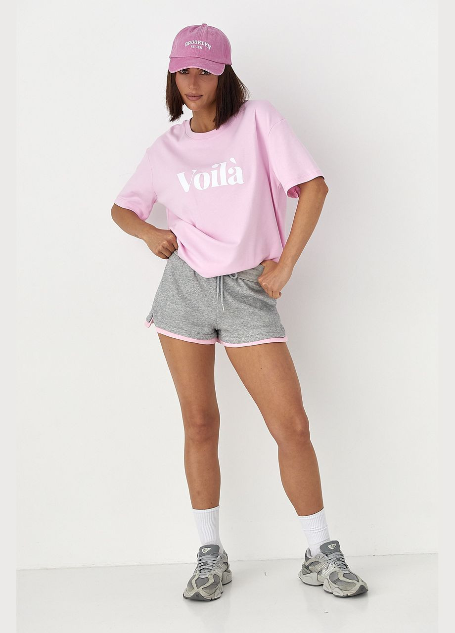 Шорты с эффектом двойного слоя Lurex (334451582)