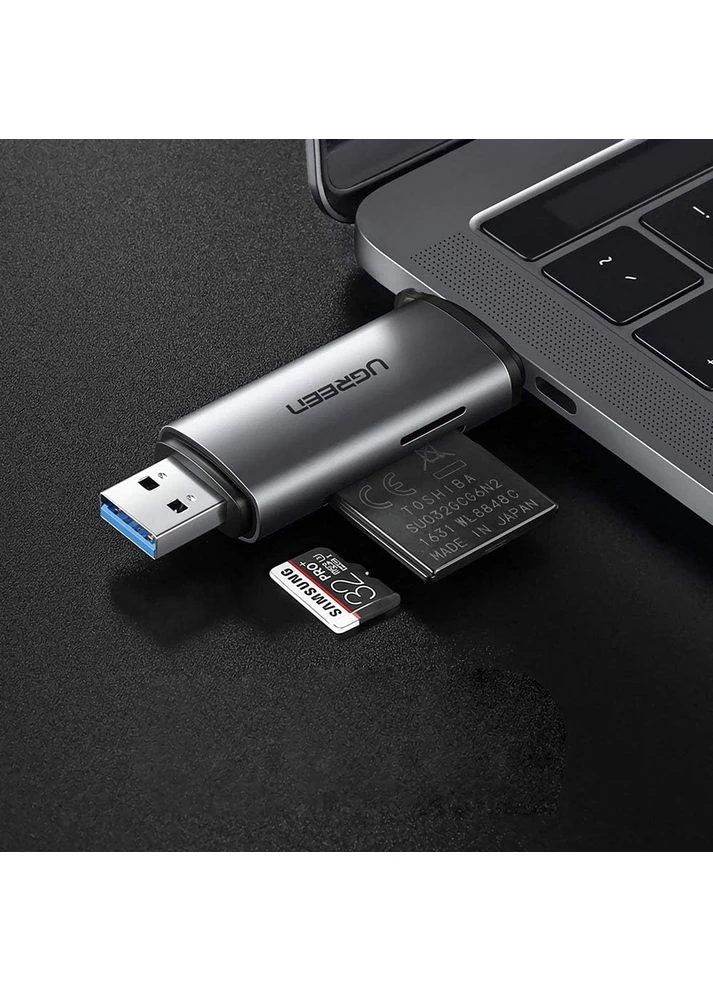 Кардридер USB-C/USB-A Card Reader (UGR-50706) (UGR-50706) Ugreen CM185 (362219427)