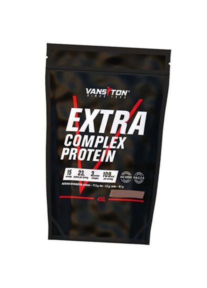 Протеин для роста мышц, Extra Protein, Ванситон 450г Двойной шоколад (29173003) Vansiton (322722546)