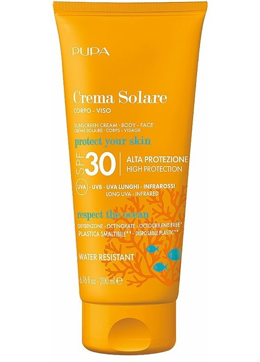 Солнцезащитный крем SPF 30 Sunscreen Cream 200ml (1176245-145155) Pupa (368624840)
