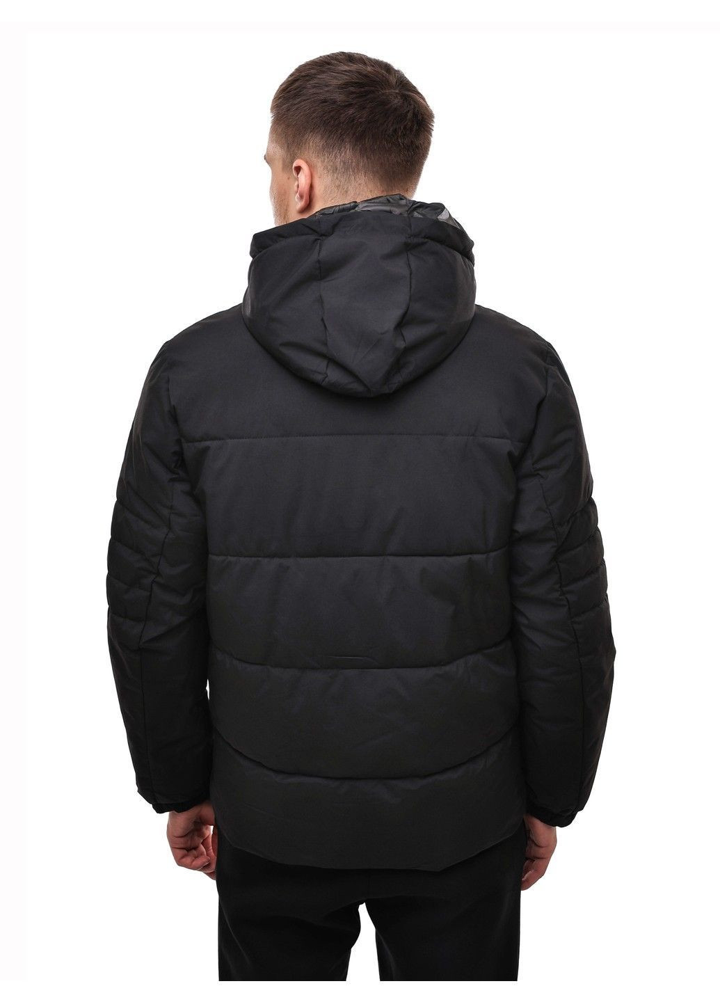 Черная зимняя куртка зимняя мужская No Brand