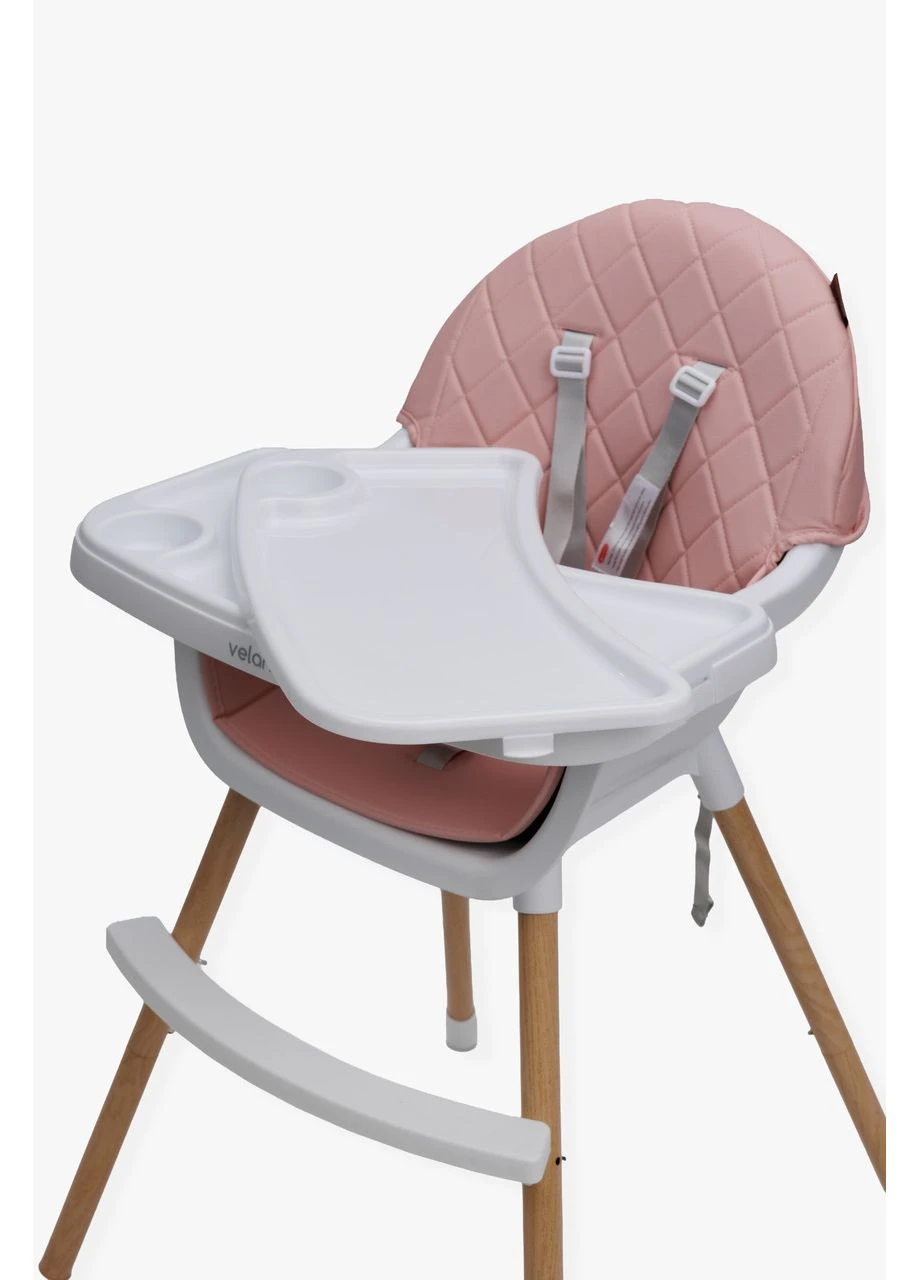 Стілець для годування дитини 2 в 1 Evo, pink Velano (376781633)