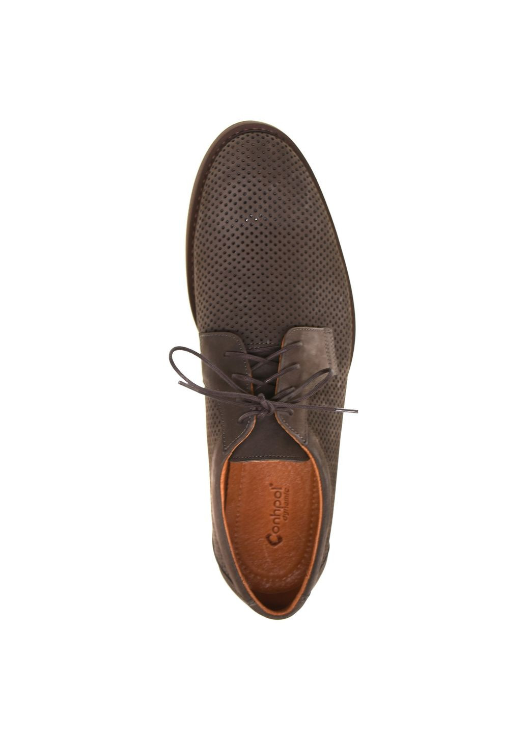 Темно-коричневые туфлі Conhpol