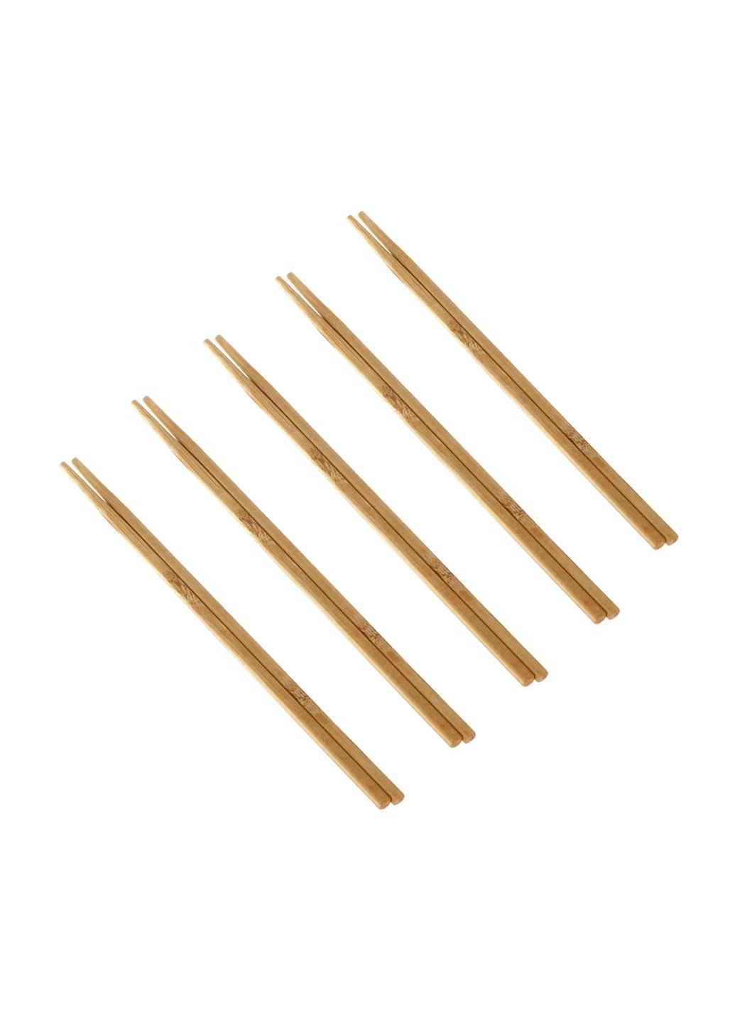 Палочки для еды 24 см бамбуковые 10 пар 129909 No Brand (276533753)