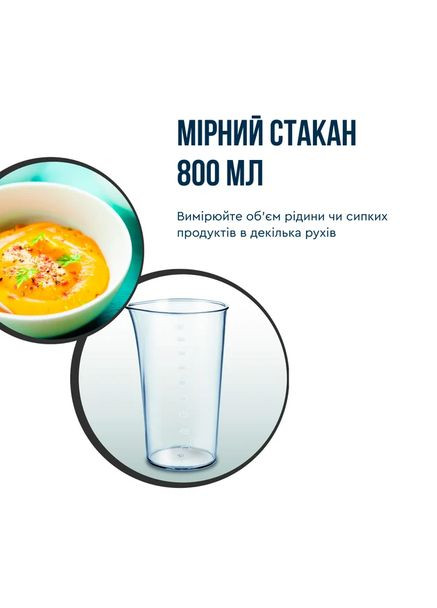 Блендер погружной Quickchef+ HB67E830 Tefal (360425703)