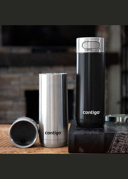 Термостакан Luxe Stainless Steel 360 мл 2104367 Contigo (316621550)