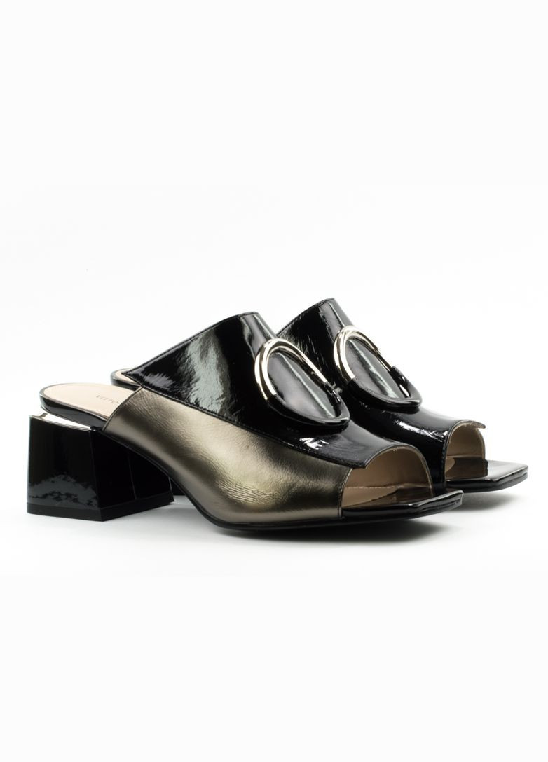 Комбинированные женские мюли 19db-662-07-3c размер Vitto Rossi