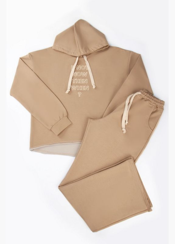 Світло-коричневий демісезонний костюм для дівчаток 04-2641-95в 152 см Авекстекс