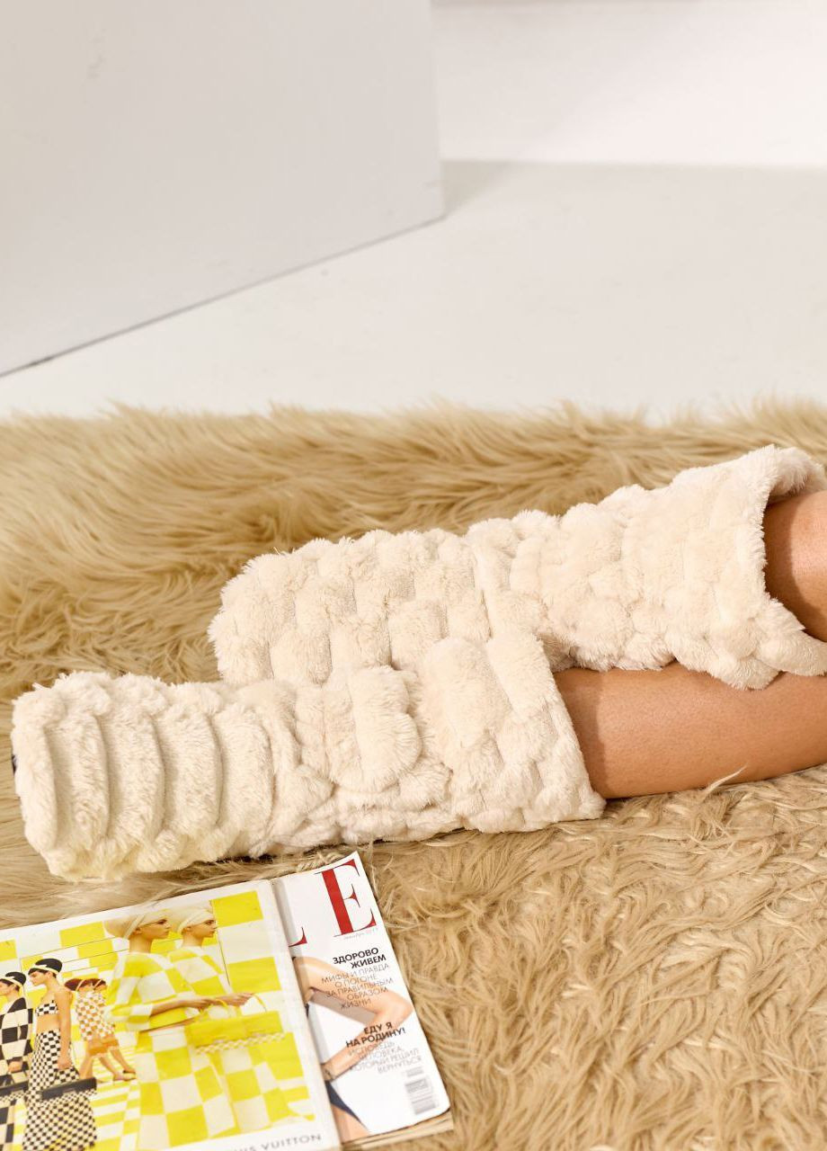 Жіночий махровий халат із капюшоном і кімнатними чобітками Selim-tekstil (369141204)