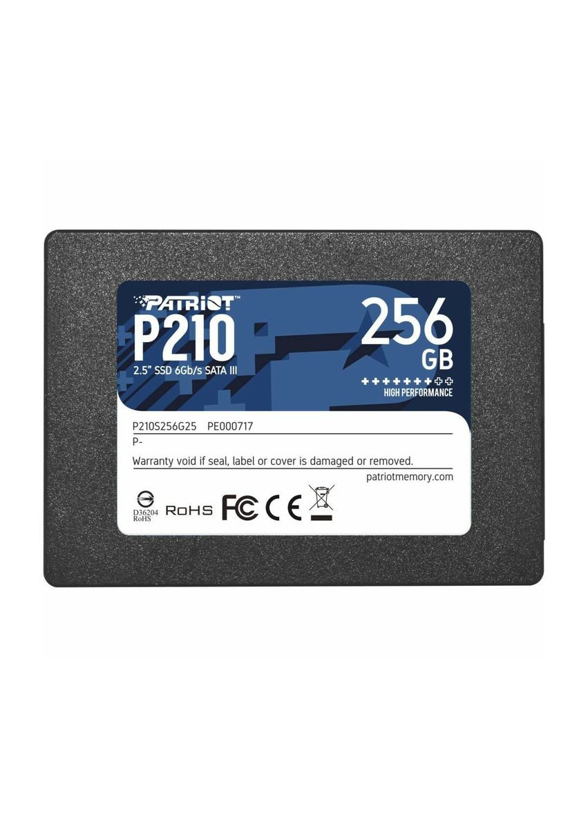 SSD P210 256GB 2.5" 7mm SATAIII 3D QLC Patriot (314746720)