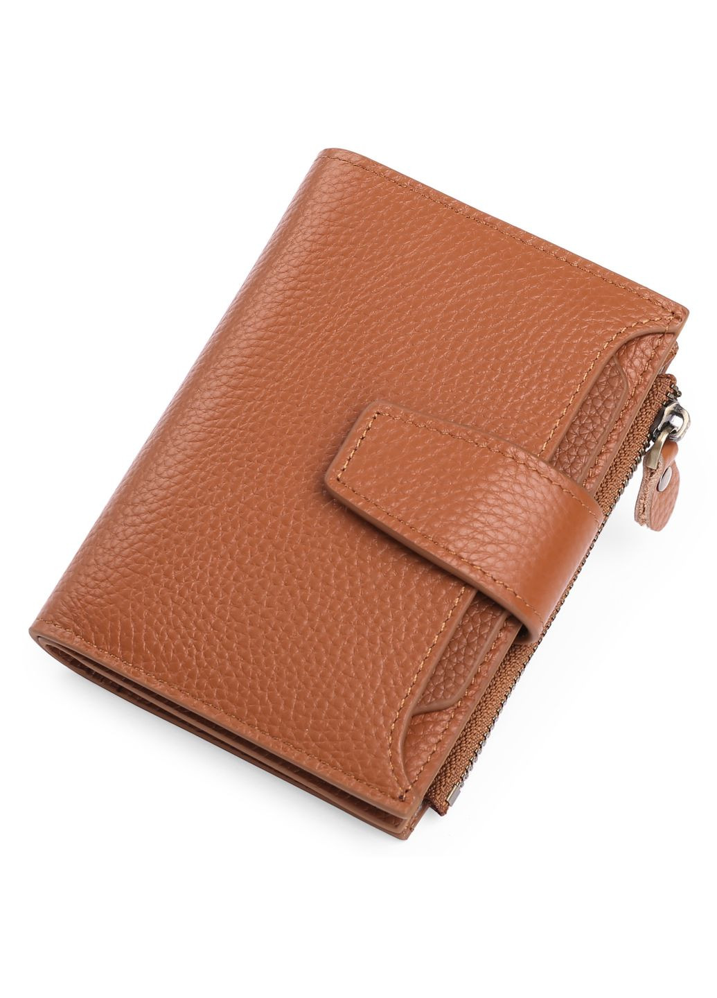 Шкіряний гаманець Compact Brown Italian Bags (328224482)