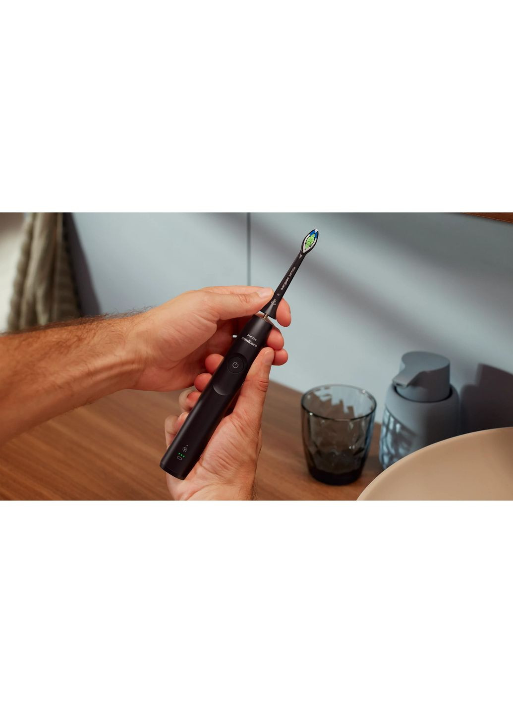 Щетка зубная электр., Sonicare 5300 Series, 62т. кол/мин, насадок-1, черный Philips (360398647)