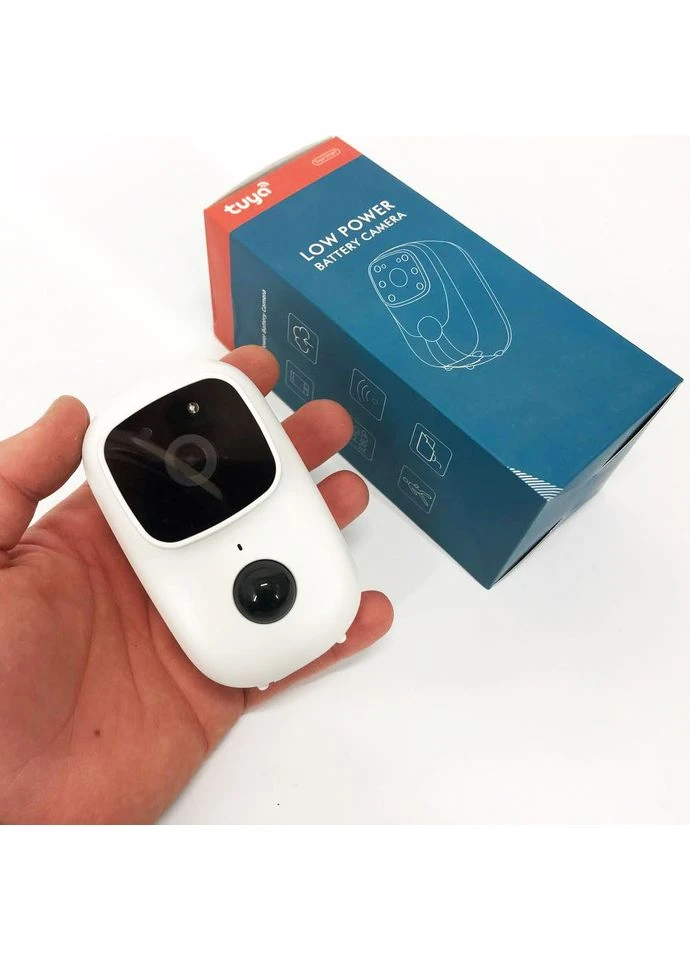 Камера відеоспостереження Smart wifi додаток Tuya працює від 2x18650 UKC (395929889)