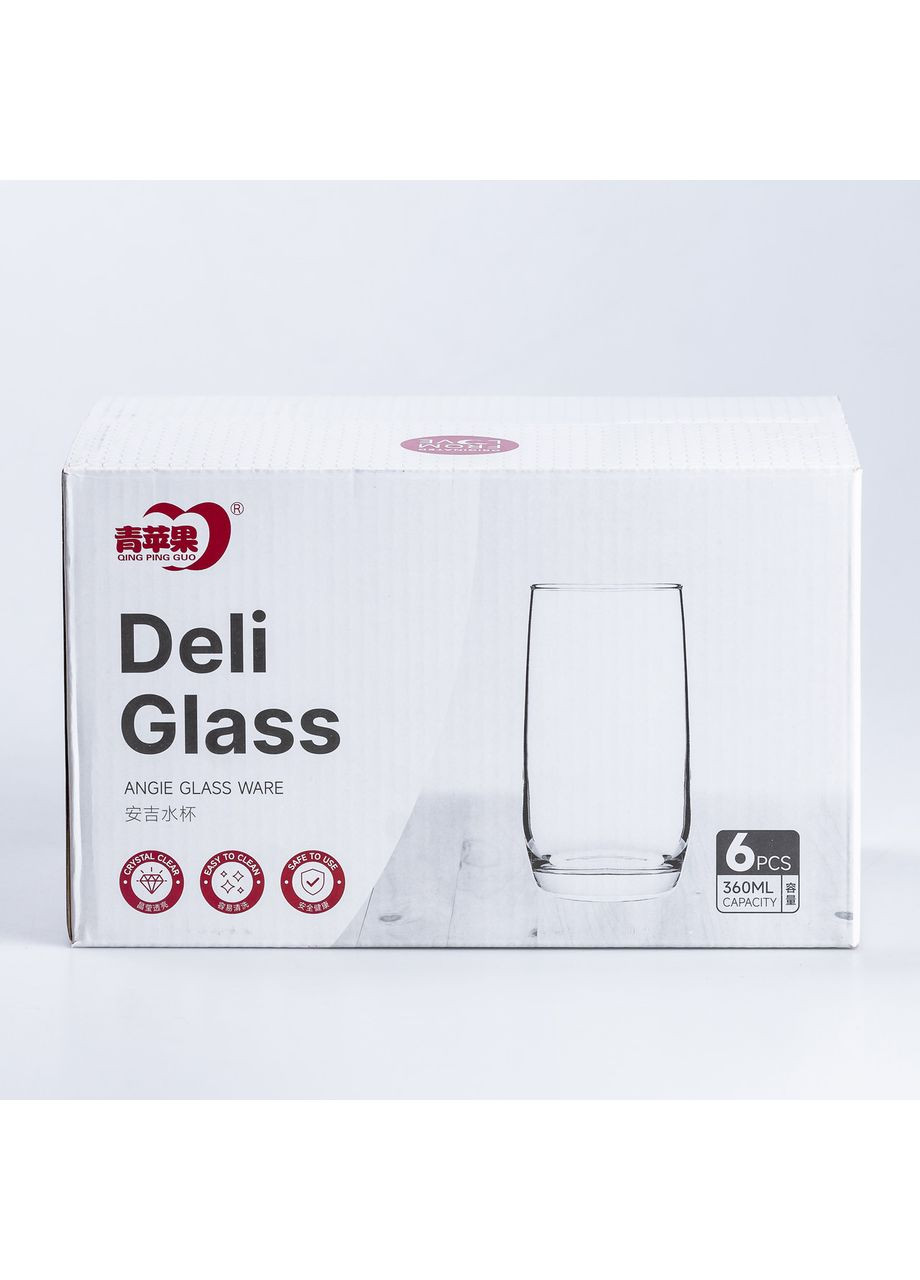 Набір склянок 6 штук по 360 мл TS Kitchen (360455305)