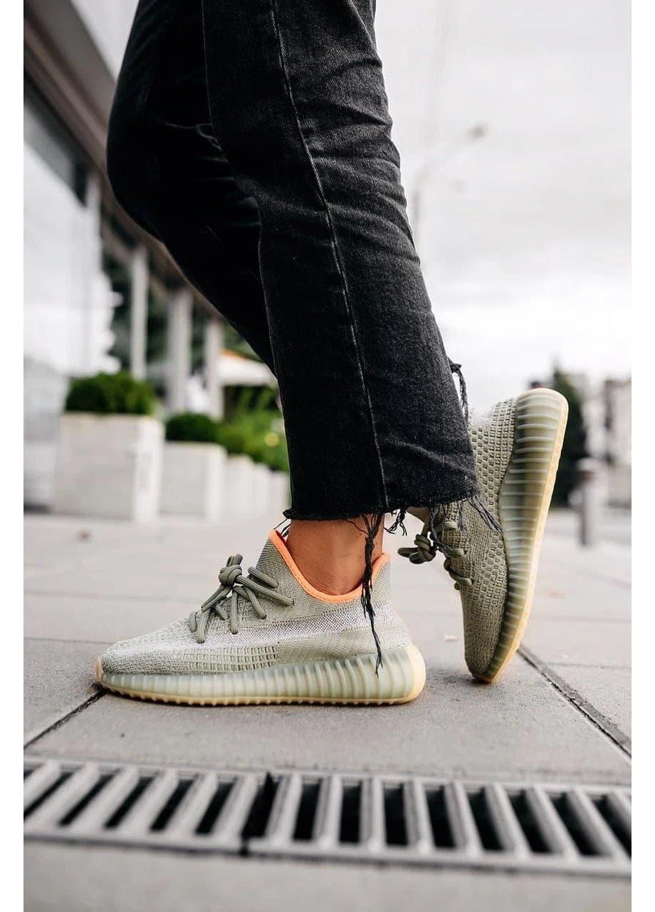 Цветные летние кроссовки adidas yeezy boost 350 v2 desert sage адидас изи буст No Brand