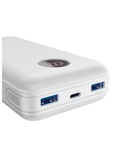 Універсальна батарея PB-2002 20000mAh, PD/20W, QC/3.0, White (CNE-CPB2002W) Canyon QC/3.0, White, PD/20W, PB-2002 20000mAh (373216606)