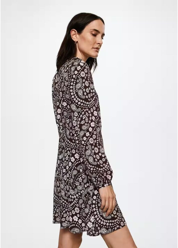 Комбінована сукня 37045933 Mango